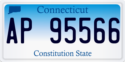 CT license plate AP95566