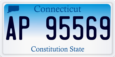 CT license plate AP95569