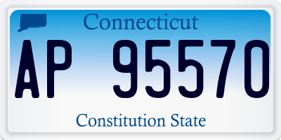 CT license plate AP95570