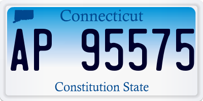 CT license plate AP95575