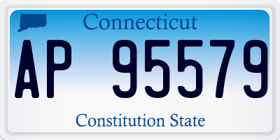 CT license plate AP95579