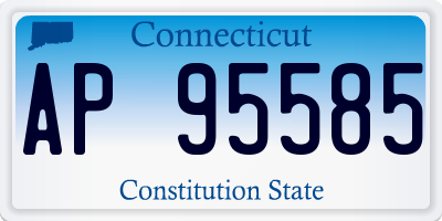 CT license plate AP95585