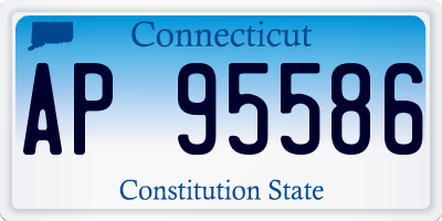 CT license plate AP95586