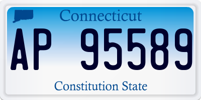 CT license plate AP95589