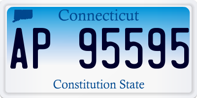 CT license plate AP95595