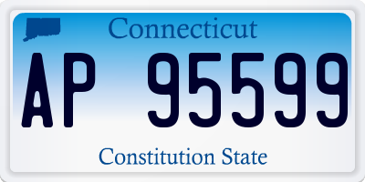 CT license plate AP95599