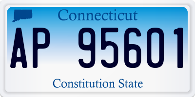 CT license plate AP95601