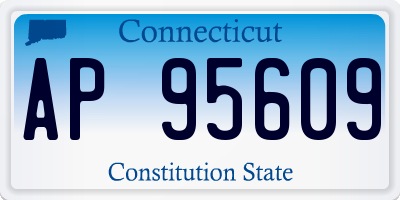 CT license plate AP95609