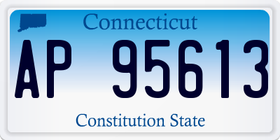 CT license plate AP95613