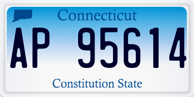 CT license plate AP95614