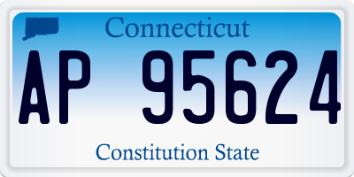 CT license plate AP95624