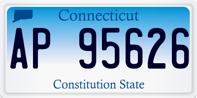 CT license plate AP95626