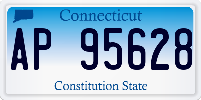 CT license plate AP95628