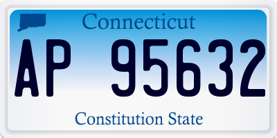 CT license plate AP95632