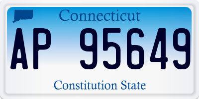 CT license plate AP95649