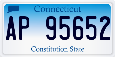 CT license plate AP95652