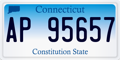 CT license plate AP95657