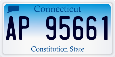 CT license plate AP95661