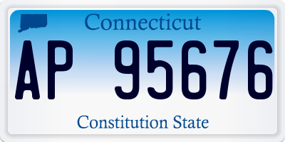 CT license plate AP95676