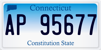 CT license plate AP95677