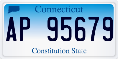 CT license plate AP95679