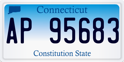 CT license plate AP95683