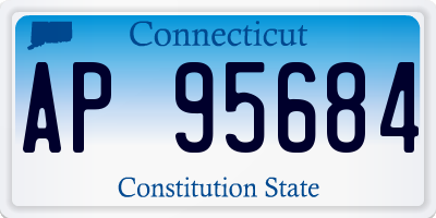 CT license plate AP95684