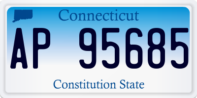 CT license plate AP95685