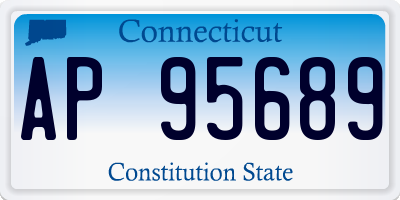 CT license plate AP95689