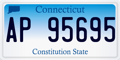 CT license plate AP95695