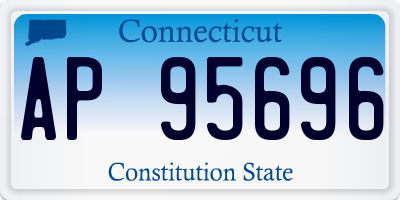 CT license plate AP95696