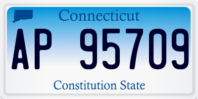 CT license plate AP95709