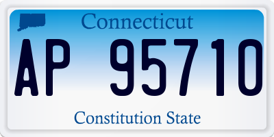 CT license plate AP95710