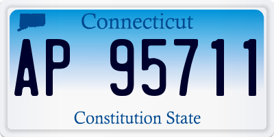 CT license plate AP95711