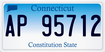 CT license plate AP95712