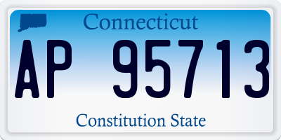 CT license plate AP95713