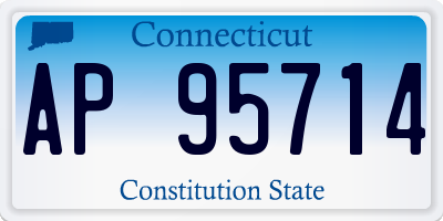 CT license plate AP95714