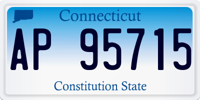 CT license plate AP95715