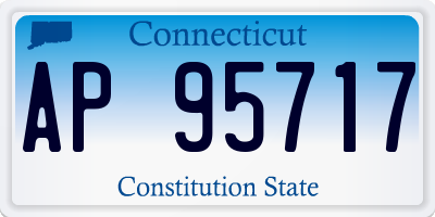 CT license plate AP95717