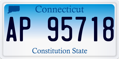 CT license plate AP95718