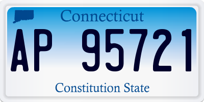 CT license plate AP95721