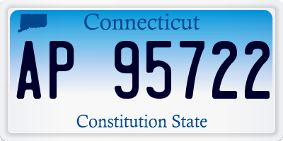 CT license plate AP95722