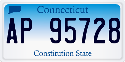 CT license plate AP95728