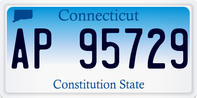 CT license plate AP95729