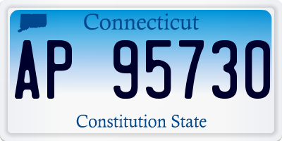 CT license plate AP95730