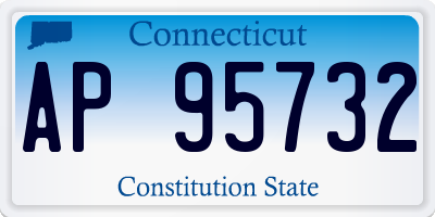 CT license plate AP95732