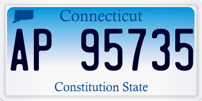 CT license plate AP95735