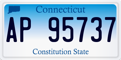 CT license plate AP95737