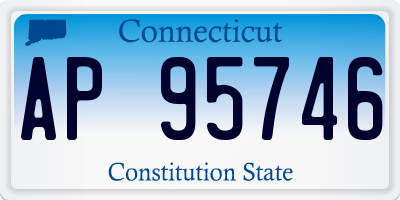 CT license plate AP95746