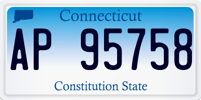 CT license plate AP95758